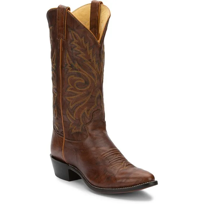 JUSTIN MENS BUCK 13" WESTERN BOOTS STYLE 1560 sole
