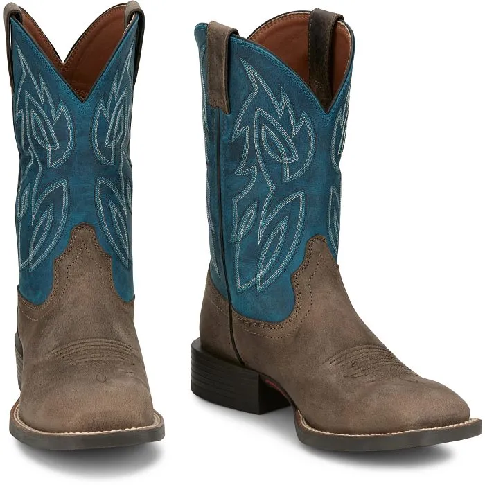 Outdoor Gear JUSTIN MENS CANTER SQUARE TOE WESTERN BOOTS STYLE SE7513