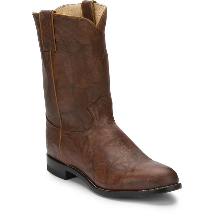 Elastic Stable Structure Justin Mens Deerlite Western Boots Style 3163