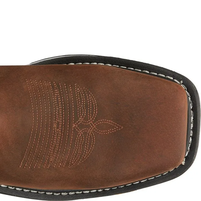 JUSTIN MENS FRONTLINE HIGHVIZ COMPOSITE TOE WORKBOOTS STYLE CR2152 Seamless Comfort Trail Exploration Anti-Friction