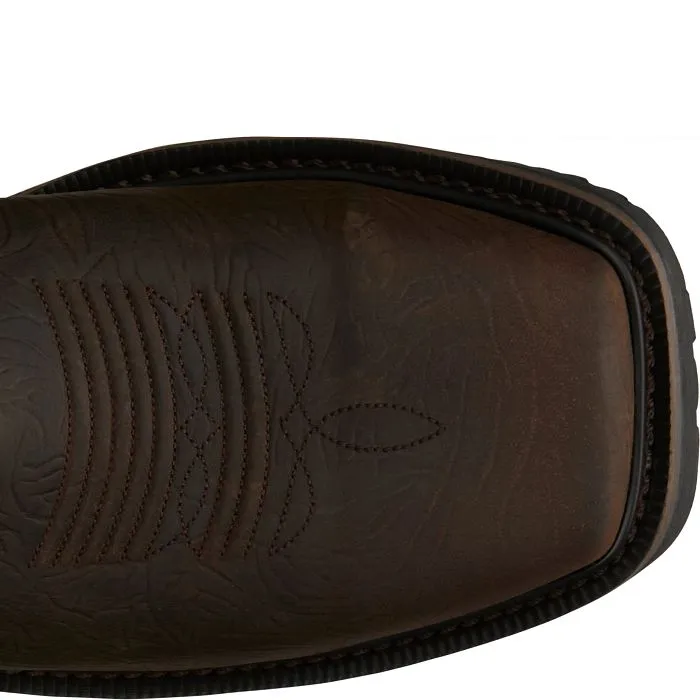 reinforced sole Rugged Look Justin Mens Hybred Waterproof Composition Toe Workboots Style SE4625