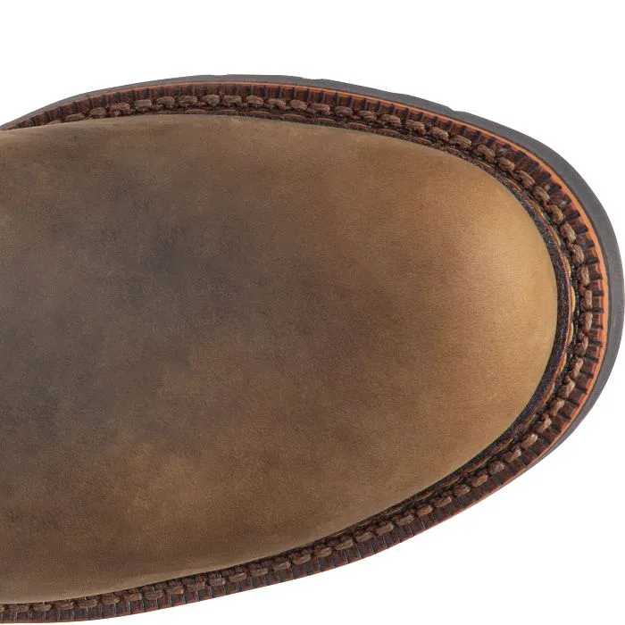 Justin Mens JMax Blueprint Pull On Tan Work Boot Style 4440 Low Profile Adventure Journey