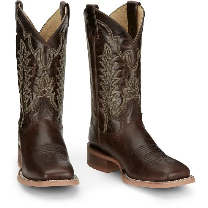 JUSTIN MENS LYLE 12" WESTERN BOOT CJ2031 Anti Bacterial Dry Comfort