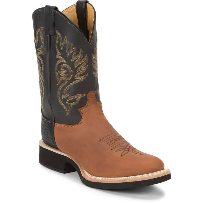 JUSTIN MENS PALUXY WESTERN BOOTS STYLE 5008 Velvet Texture Padded Liner