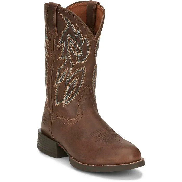 JUSTIN MENS RENDON WESTERN BOOTS STYLE SE7530 Durable Sole