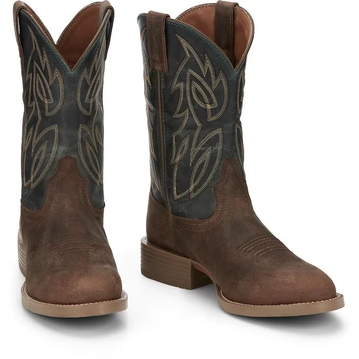 JUSTIN MENS RENDON WESTERN BOOTS STYLE SE7533 Supportive Build