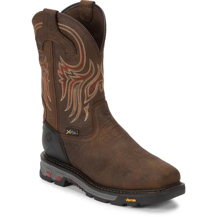 Party Occasion Shock Absorber Justin Men's Steel Toe WP Driscoll Western Boot Style WK2112