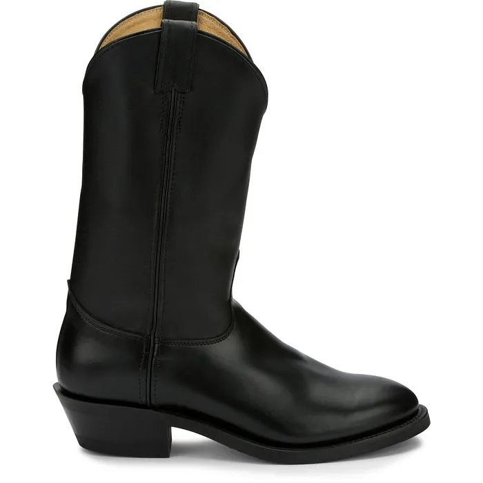 JUSTIN MENS TOBIAS WESTERN BOOTS STYLE 3040 Buckle Shine