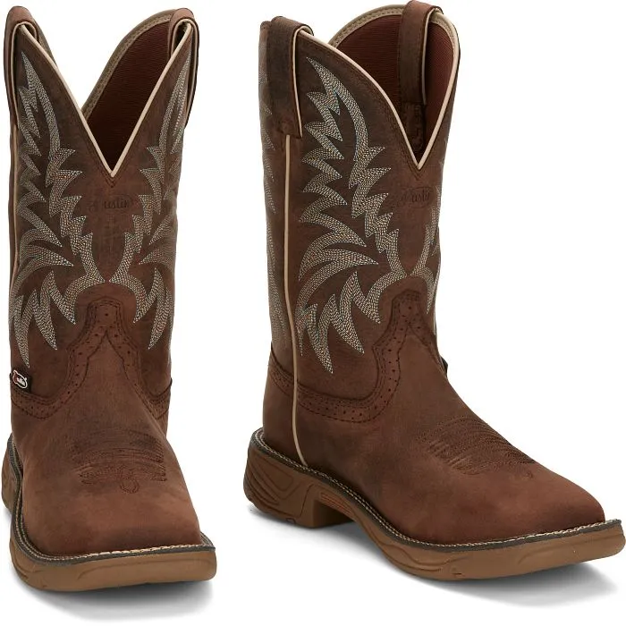 Solid Stitching JUSTIN RUSH STAMPEDE WESTERN WORK BOOT STYLE SE7400