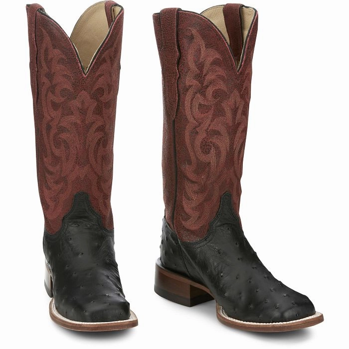 Quick Drying Rough Trail Hiker Heavy Terrain JUSTIN LADIES COWGAL OSTRICH WESTERN BOOTS STYLE AQ8650