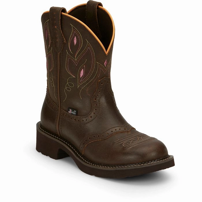 Justin Ladies Gemma Boots Style GY9526 Walk Easy Protective Finish Trail Runner