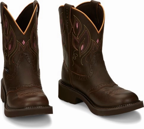Grippy Outsole Rainy Day Commuter Justin Ladies Gemma Boots Style GY9526