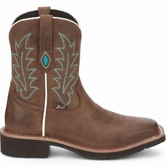 JUSTIN LADIES GYPSY EMA WESTERN BOOT STYLE GY9539 Timeless Look Shock Absorbing Urban Commute