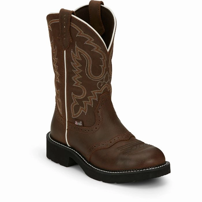 Justin Ladies Inji Western Boots Style GY9909 Good elasticity