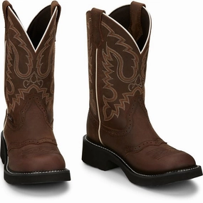 Justin Ladies Inji Western Boots Style GY9909 Kid Fun