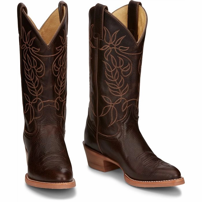 JUSTIN LADIES ROSEY 12" WESTERN BOOTS STYLE CJ4000 Strap