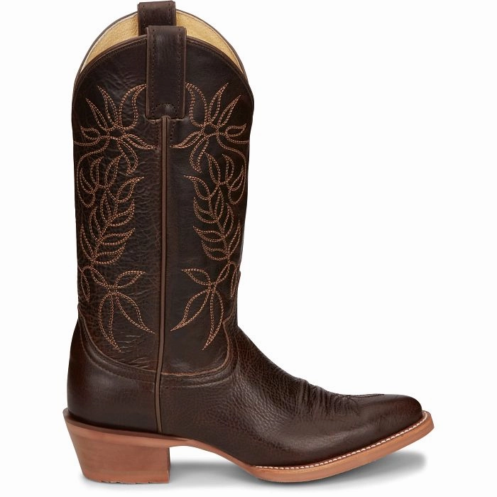 Minimal Build orthopedic JUSTIN LADIES ROSEY 12" WESTERN BOOTS STYLE CJ4000