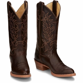 JUSTIN LADIES ROSEY 12" WESTERN BOOTS STYLE CJ4000 Strap