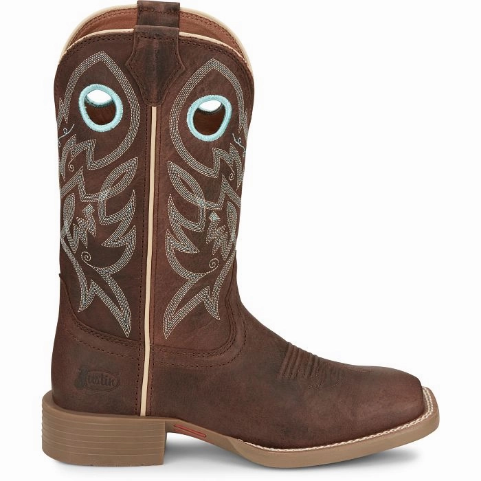 Superior Design Seamless Style JUSTIN LADIES STAMPEDE LIBERTY WESTERN BOOTS STYLE SE2801