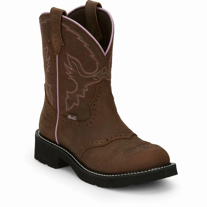Stable Support Rainy Days Cushioned Step All Day Worker Justin Womens Gemma Boots Style GY9903