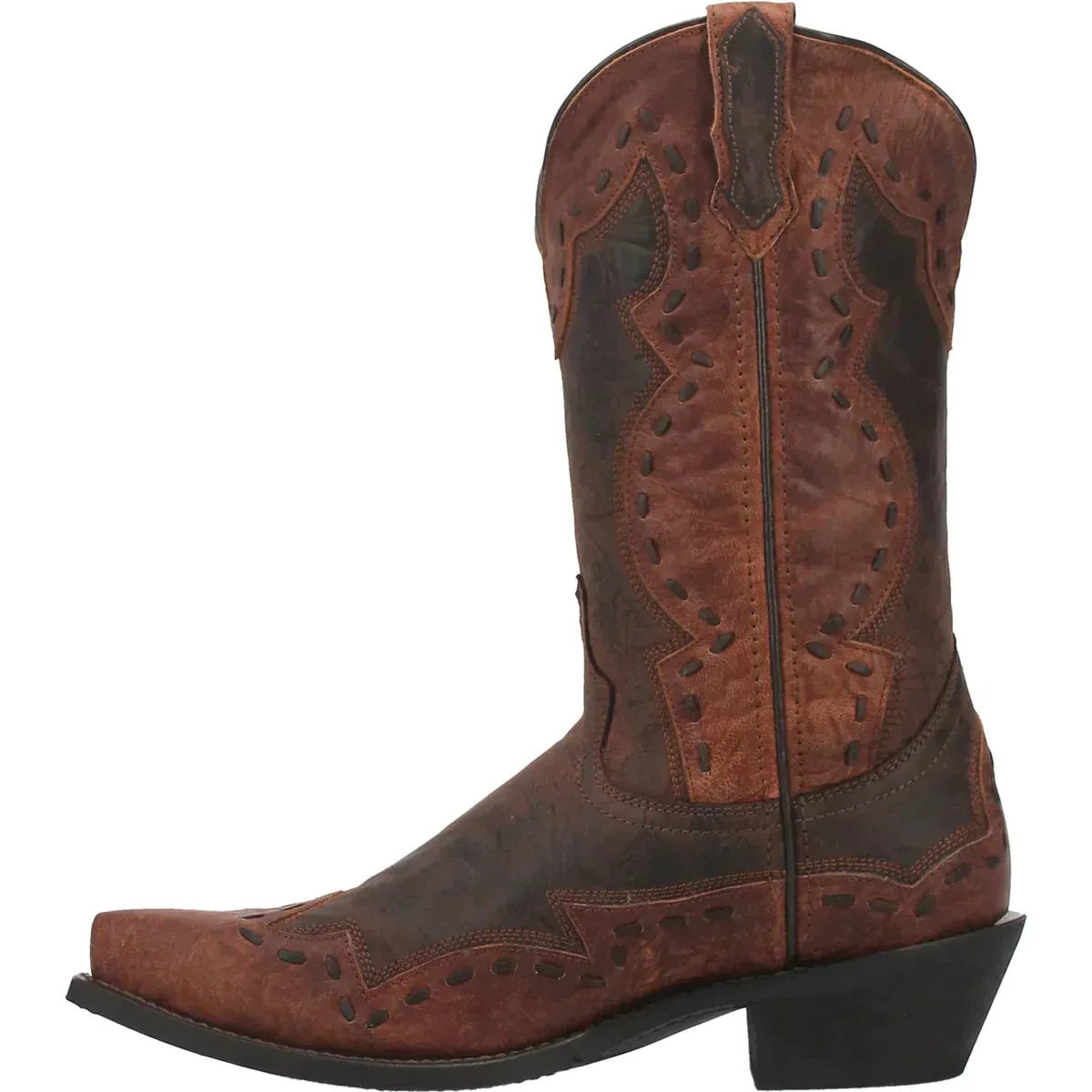 Protective Finish Windy Weather Flexible Frame Snowy Path Laredo Men's Ronnie Snip Toe Western Boots Style 68471