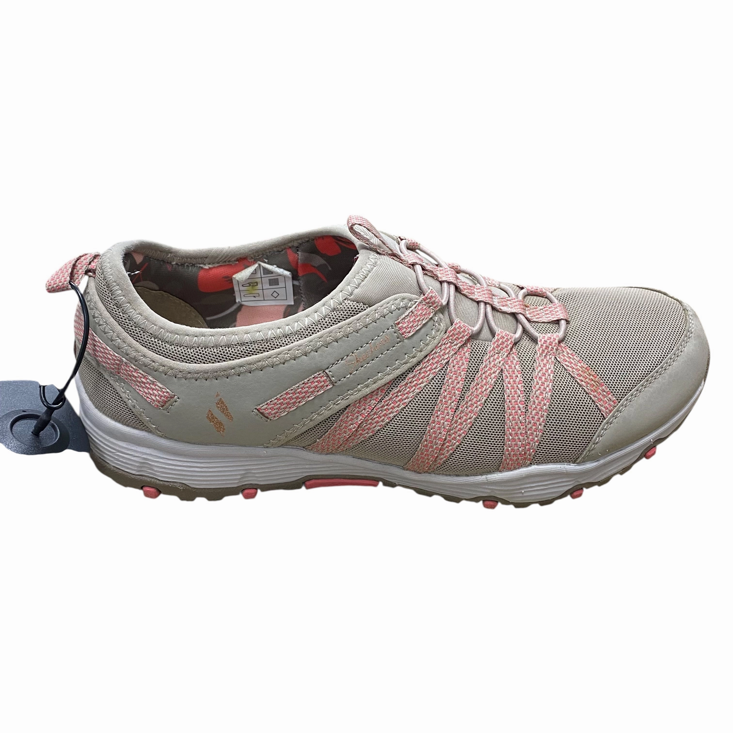 Trail Daily Eco Friendly Dyeing Shoes Sneakers By Skechers In Pink & Tan, Size:8.5