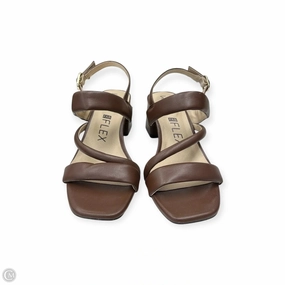 Shoes Heels Block By Life Stride In Brown, Size: 6 Open Toe Evening Pumps Comfortable Heeled Sandals