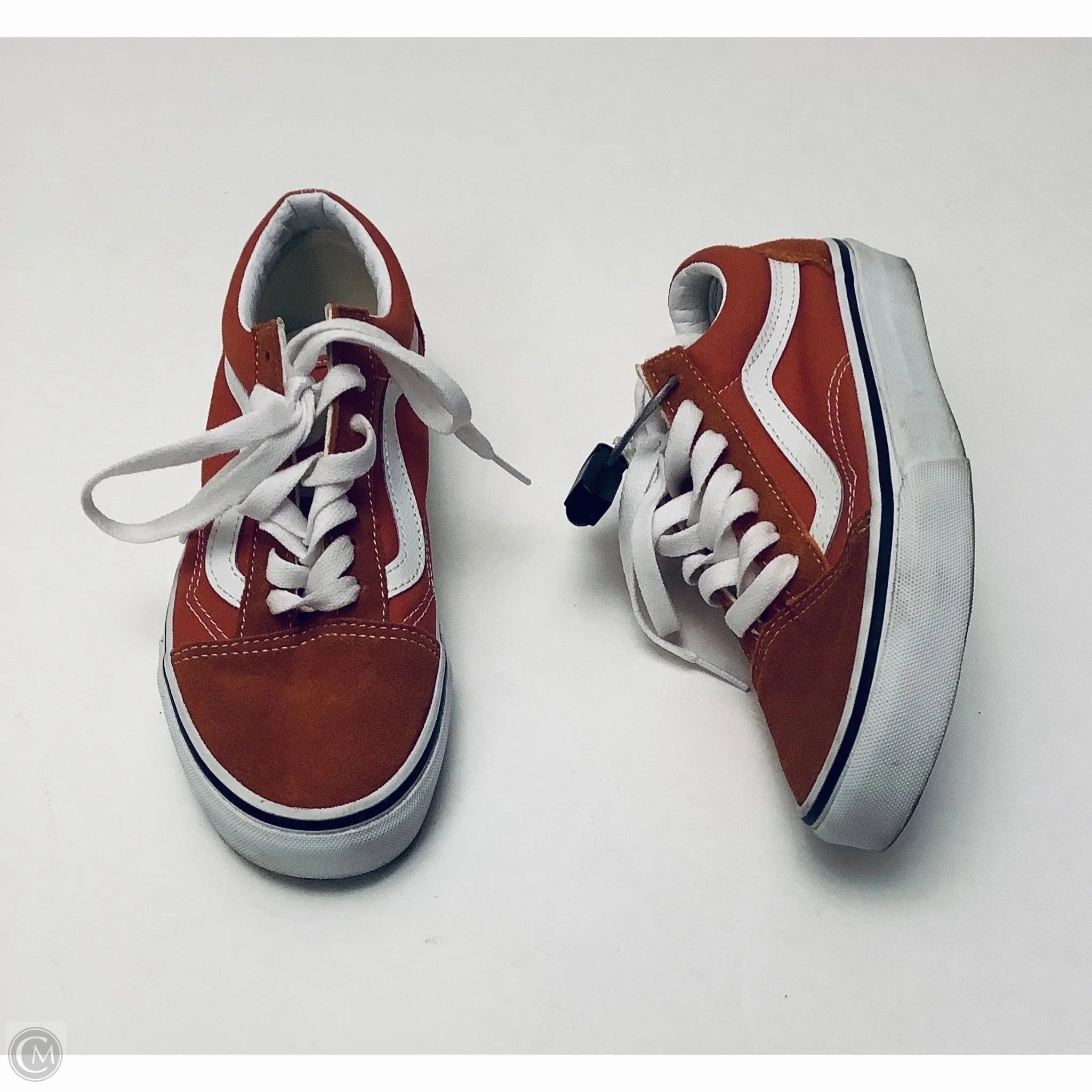 Shoes Sneakers By Vans In Orange, Size: 6 Light Framework Perforated Vamp