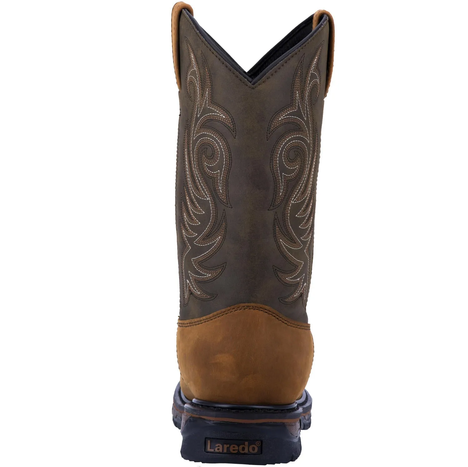 Laredo Men's Sullivan Waterproof Western Work Boots Style 68112 Gold High Heels Protection Boots