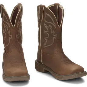 foldable Justin Mens Rush Steel Toe Workboots Style WK4331