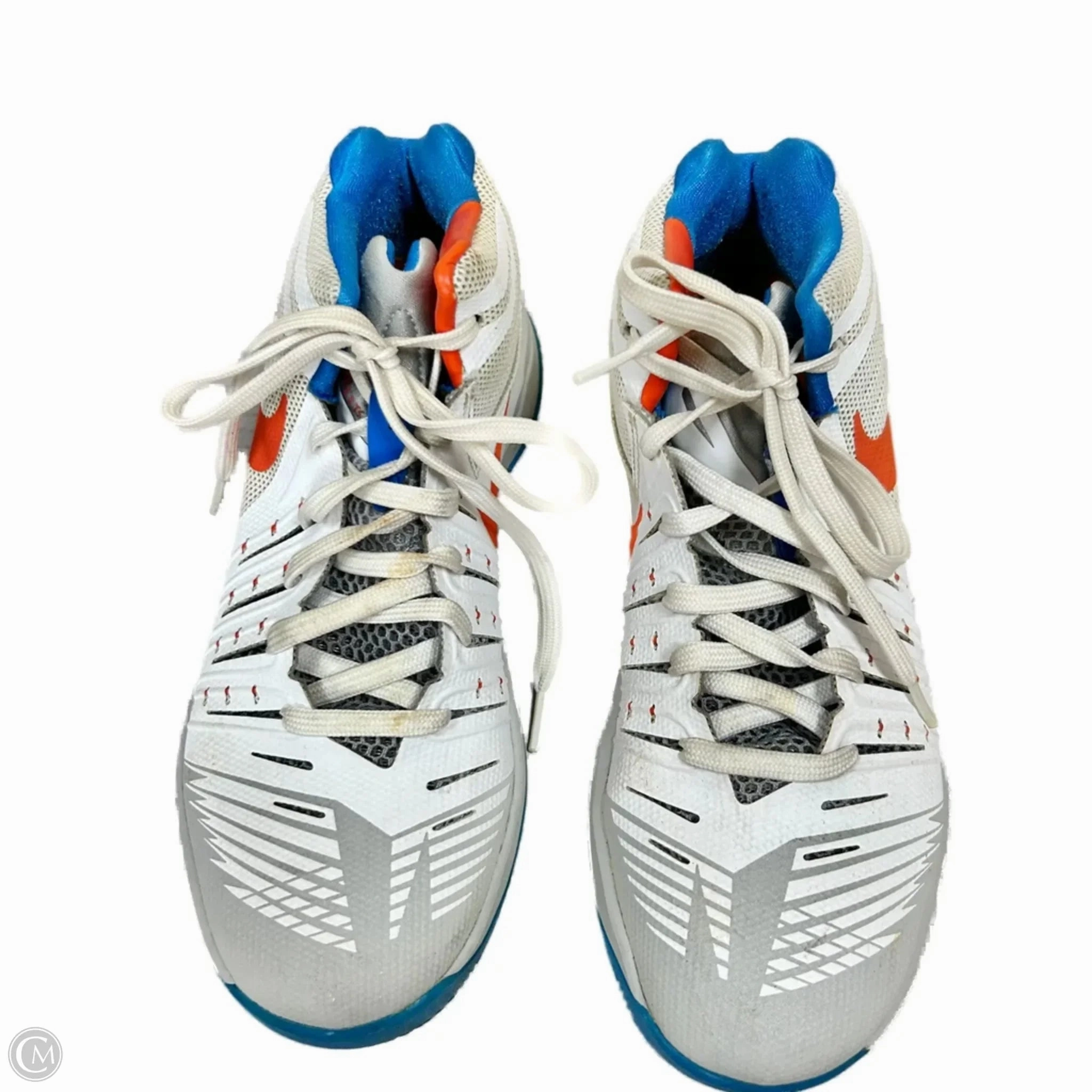 Shoes Sneakers By Nike In Blue & White, Size: 8 Superior Cushioning Eco Friendly Dye Process