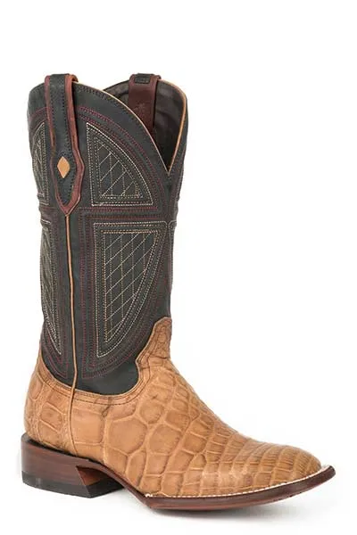 Casual Wear Stetson Mens Flaxville Alligator Square Toe Boots Style 12-020-1852-0418