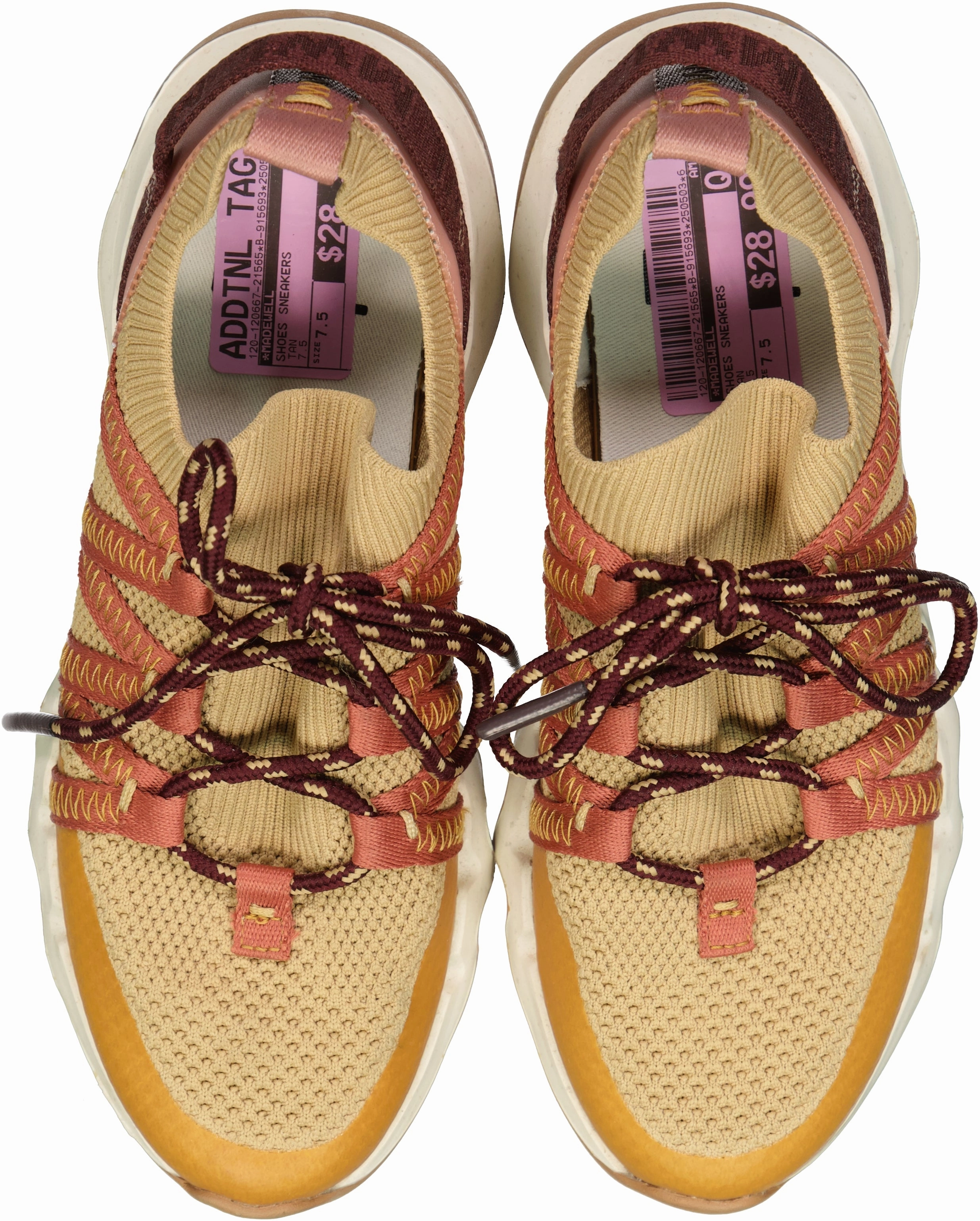 MADEWELL-SHOES SNEAKERS Size 7.5 Comfortable Foot Support Walk Smooth