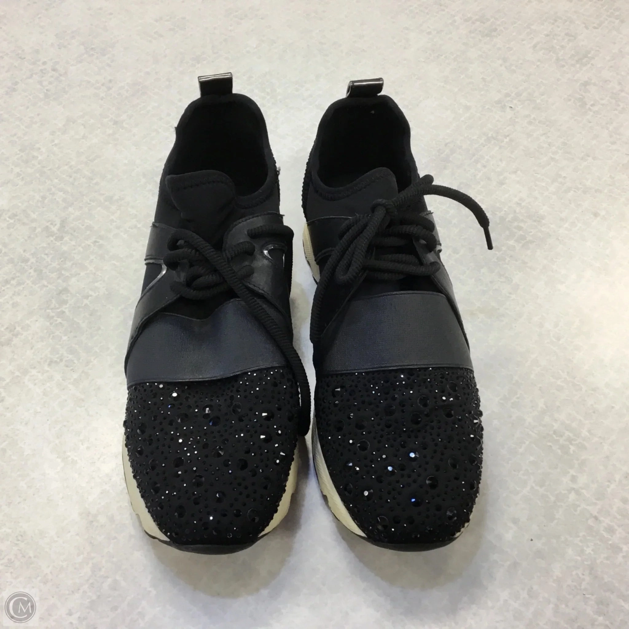 Eco Choice Secure Lace Loops Shoes Sneakers By Carvela In Black, Size: 10.5