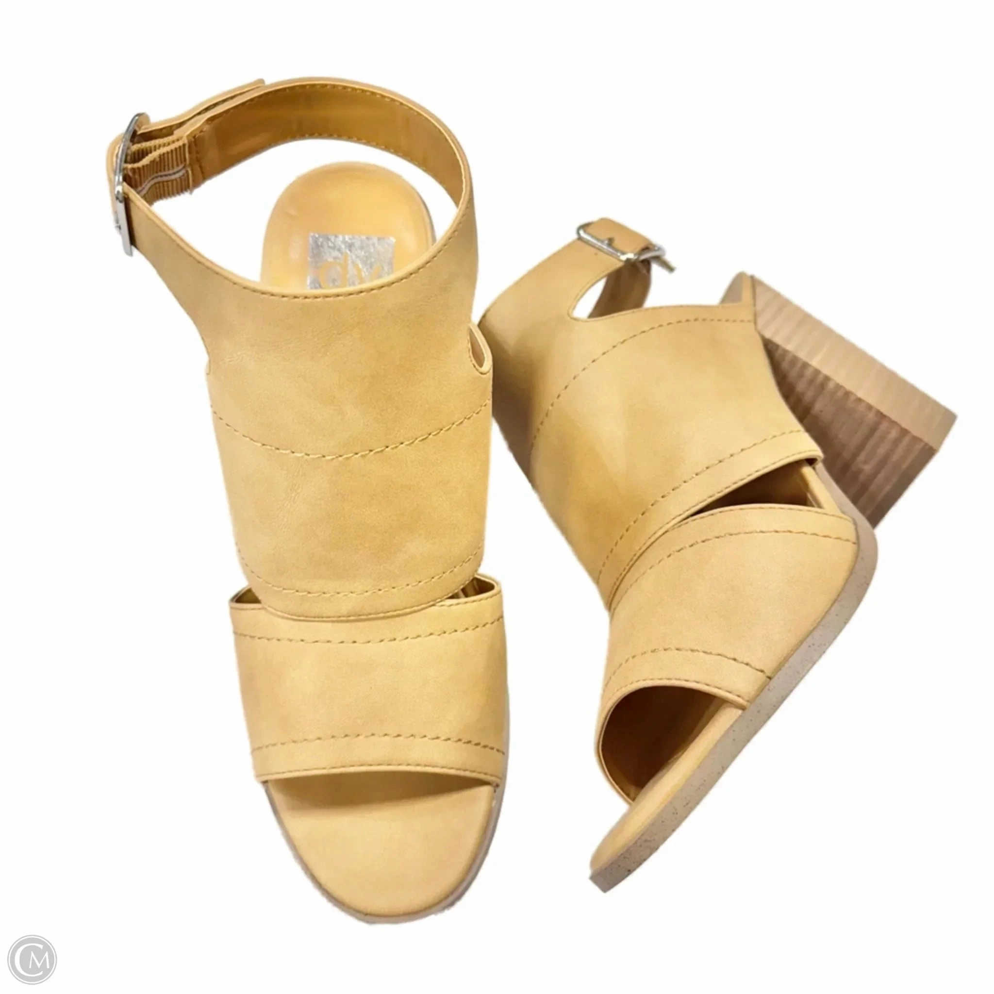 Shoes Heels Block By Dolce Vita In Brown, Size: 10 Comfortable to walk Padded collar