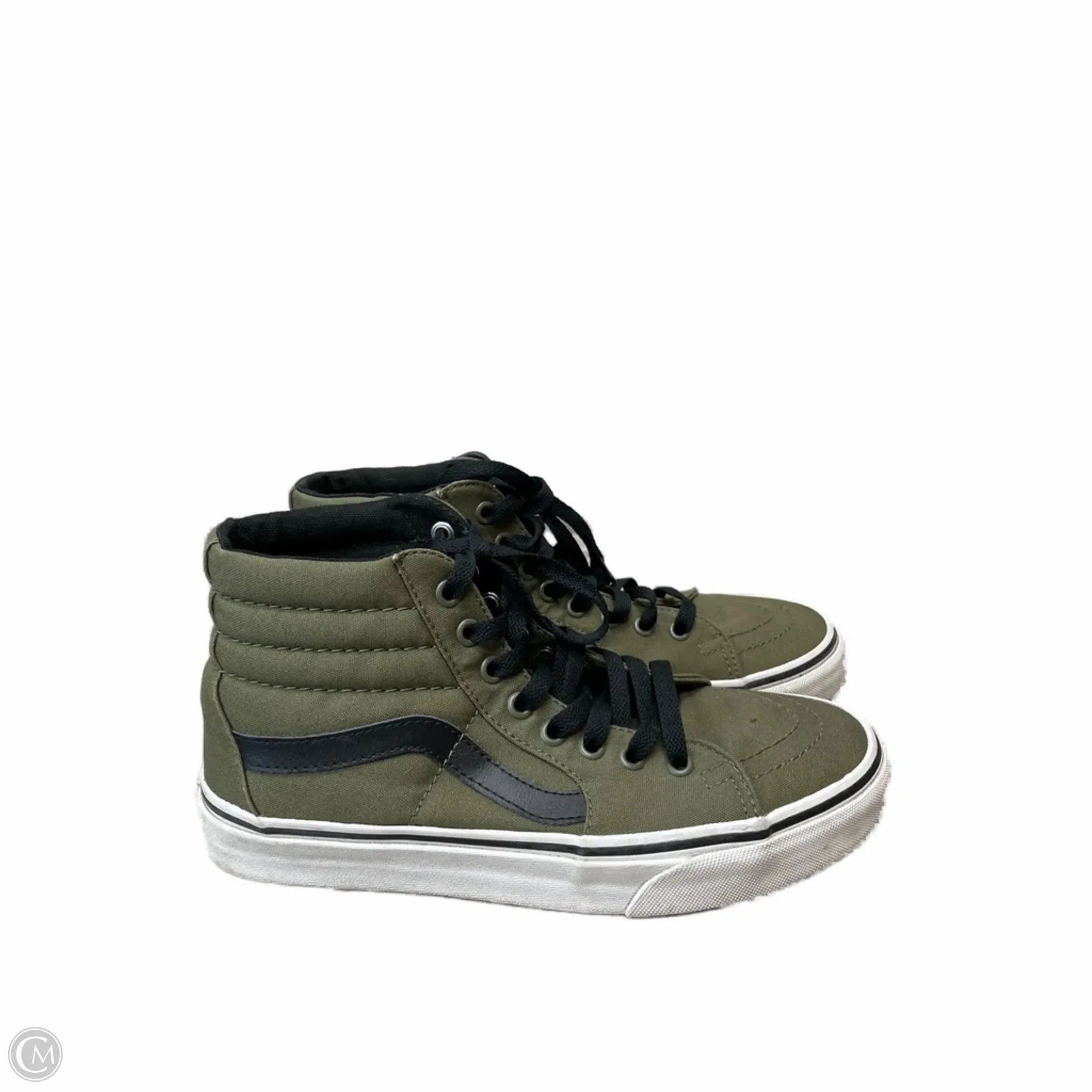 Shoes Sneakers By Vans In Green, Size: 8 Snug Heel Lock Fit