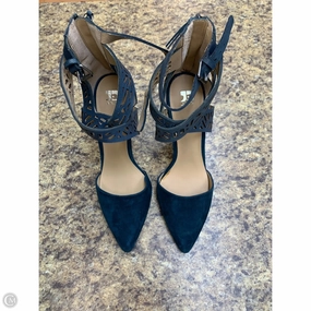 Wedding Reception Shoes Anti Odor Feature Shoes Heels Stiletto By Clothes Mentor In Blue, Size: 10