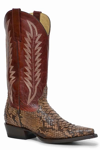 Stetson Ladies Ember Python Boot Style 12-021-6118-4036 Stylish Design Street Ready