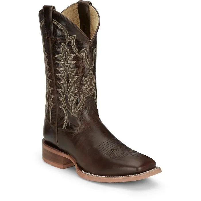 Justin Mens Lyle Western Boots Style CJ2031 Tough Grip Rugged Comfort