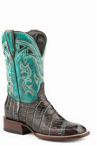 Stetson Ladies Madrid Alligator Boot Style 12-021-1852-0600 Grippy Outsole Trail Runner