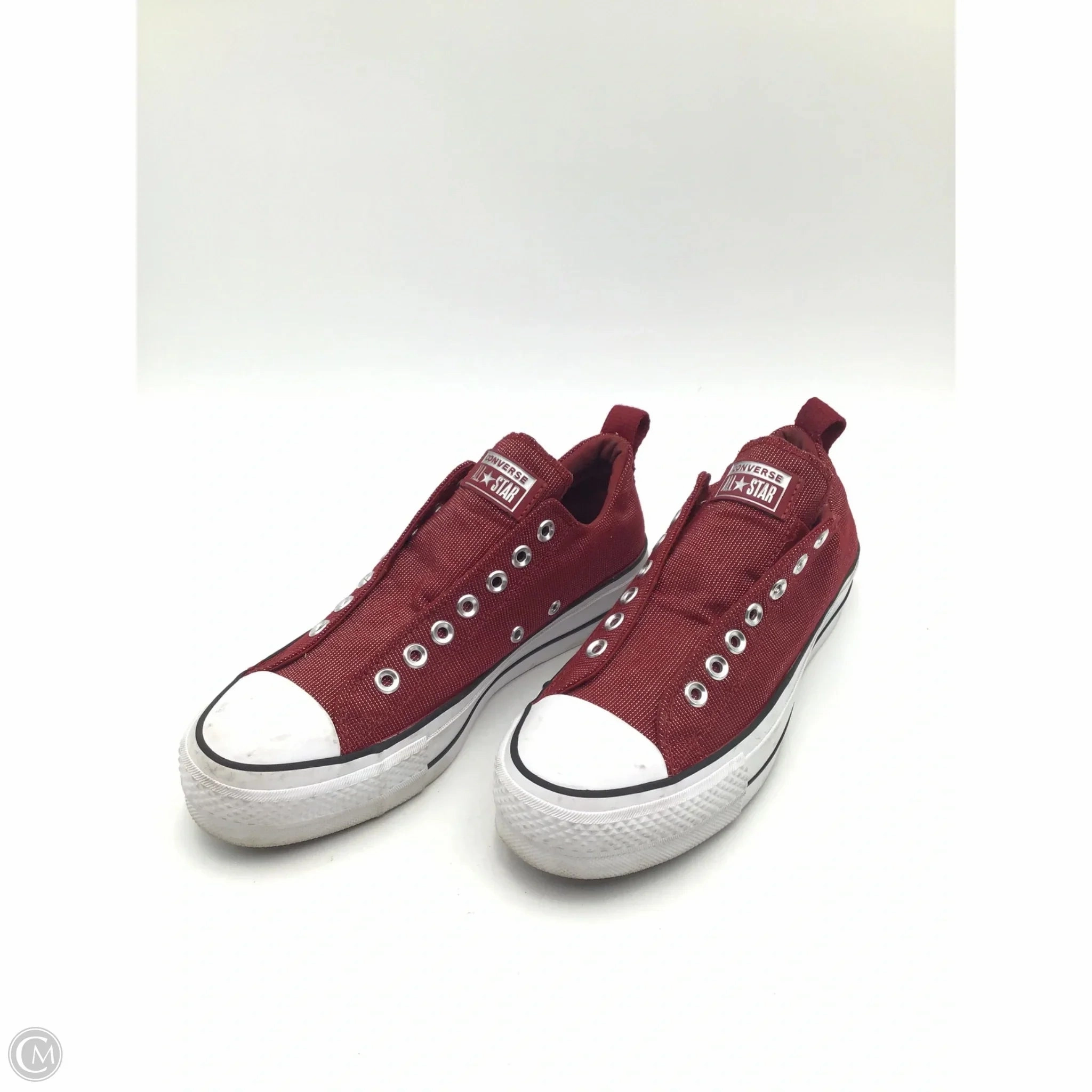 High Ankle Shoes Sneakers By Converse In Red, Size: 9.5