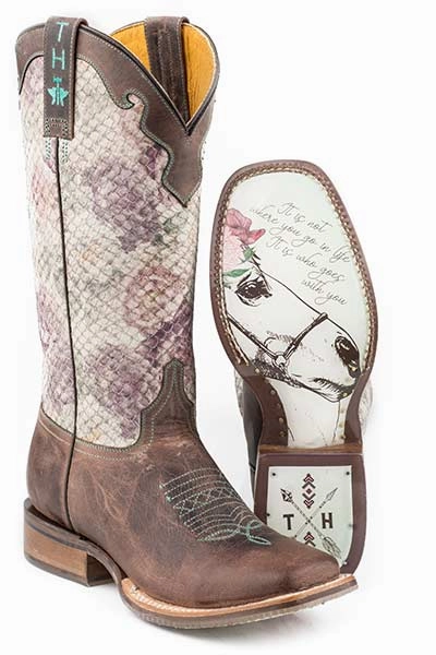Strong Grip Smooth Surface Tin Haul Ladies Rosealiscious Boots Girl's Best Friend Sole Style 14-021-0077-1411