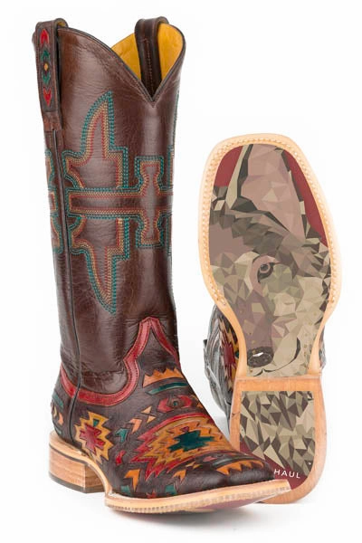 rain walk Tin Haul South by SW Cowgirl Boots Square Toe Style 14-021-0007-1281