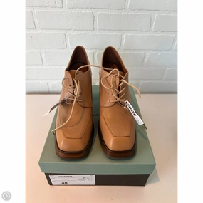 Shoes Heels Block By Cmb In Tan, Size: 9.5 Lightweight Upper synthetic material