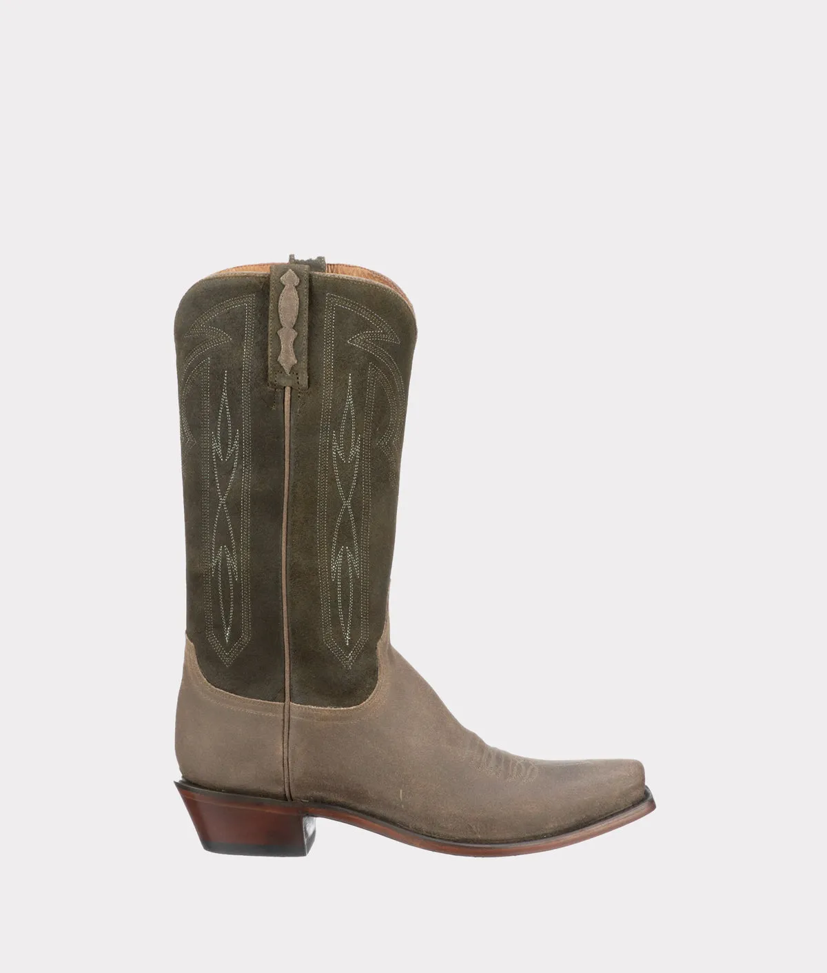Comfortable Stretch Lucchese Brazos Shell Boots