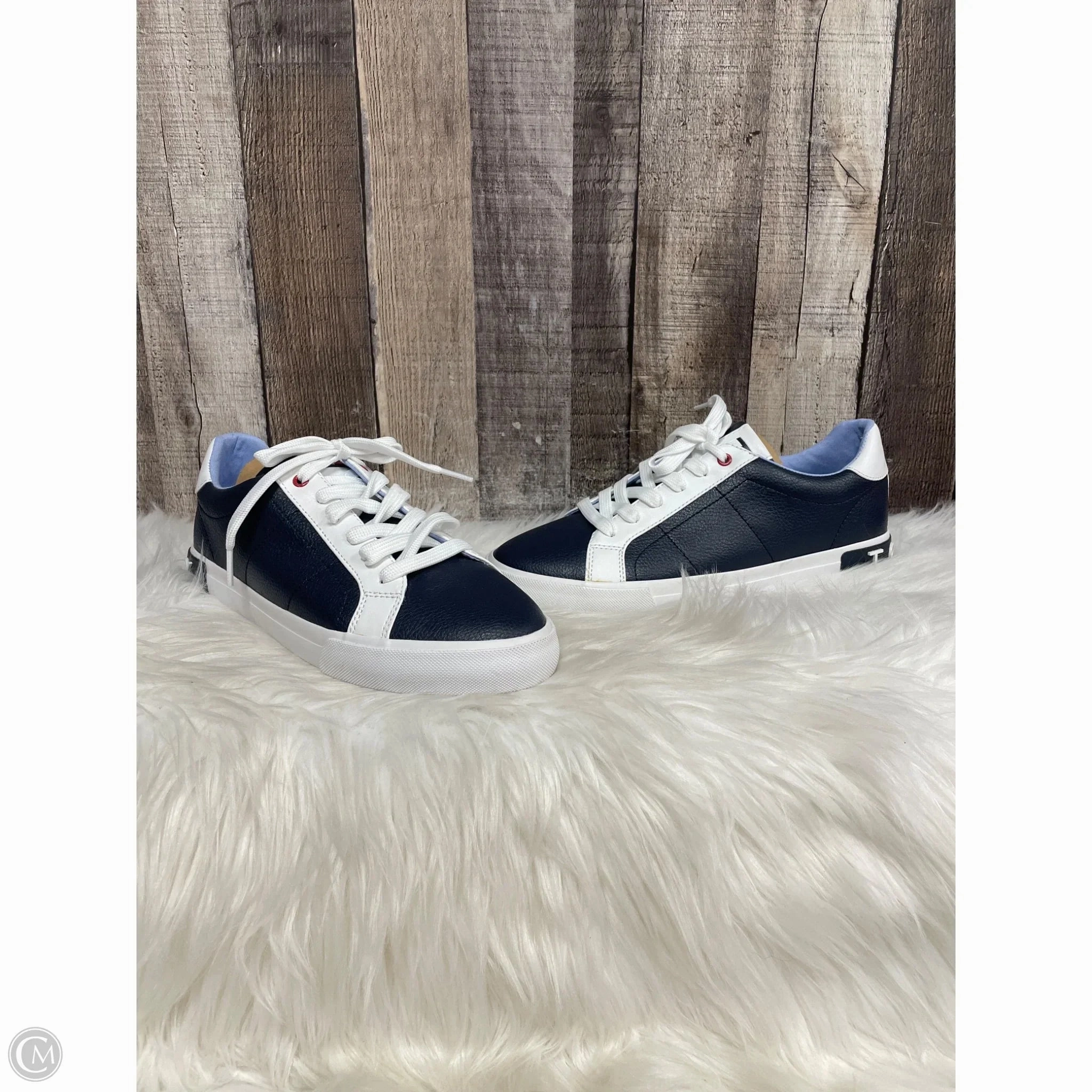 Compression Molded TPU Shoes Sneakers By Tommy Hilfiger In Navy, Size: 9