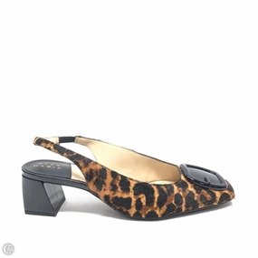 Shoes Heels Block By Alex Marie In Animal Print, Size: 7 Elegant Sandals