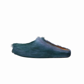 Marni Womens Long Hair Fussbett Sabot Mule Everyday Comfort Comfortable Footwear for Beach