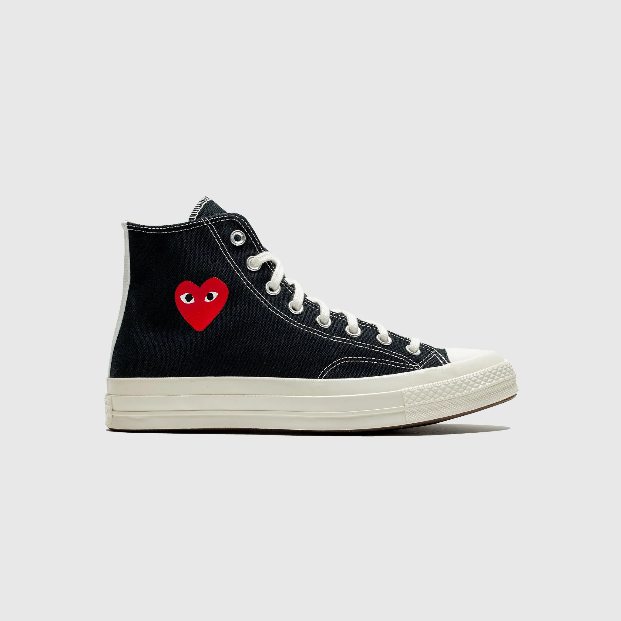CHUCK TAYLOR ALL-STAR '70 HI "BLACK SINGLE HEART" running in a cantilever bridge area shoes eco - friendly - feature shoes