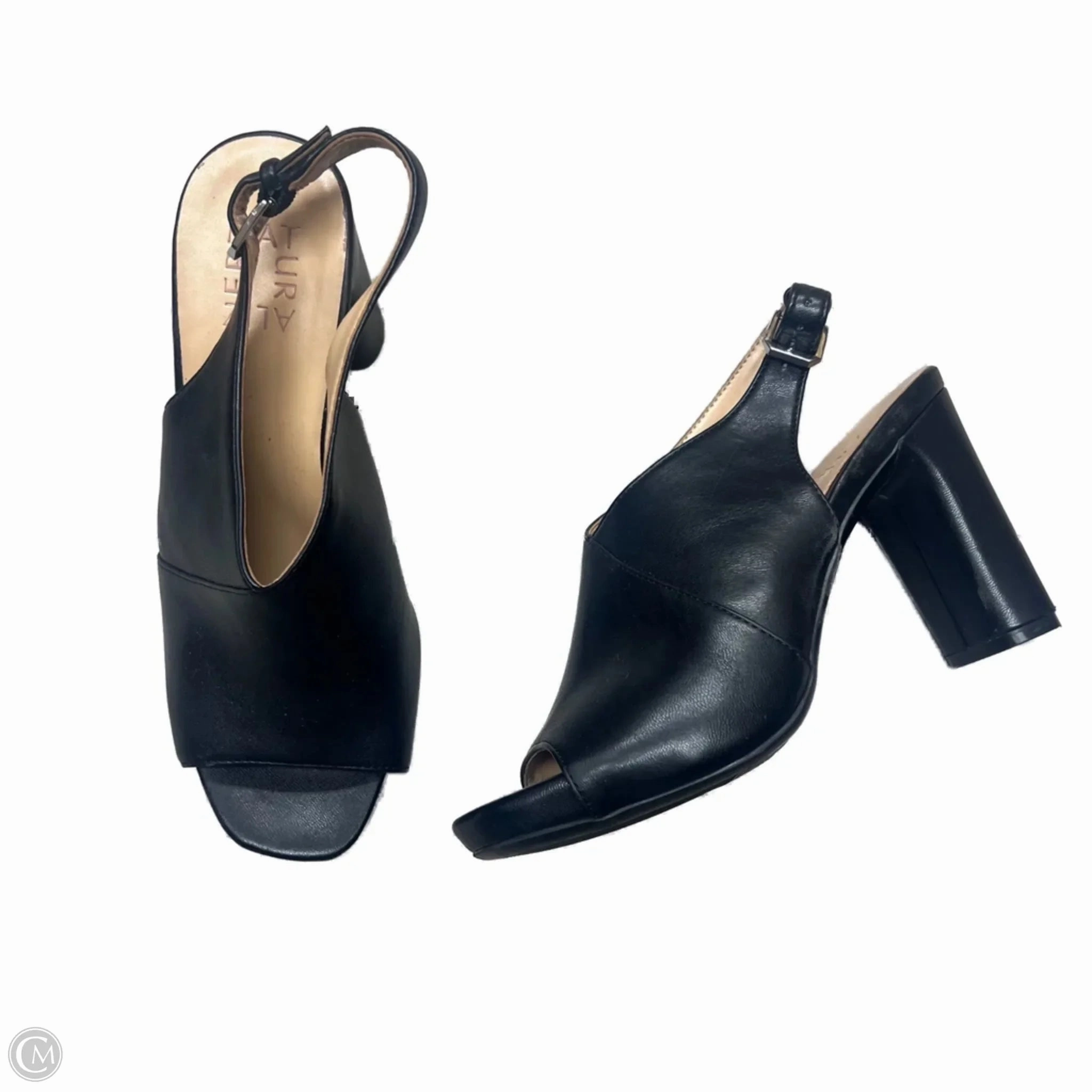 Shoes Heels Block By Naturalizer In Black, Size: 7 Easy To Clean